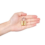 Ace 3/4 in. H X 3/4 in. W X 3/8 in. L Brass Key Luggage Lock
