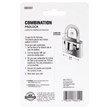 Ace 1-5/8 in. H X 2 in. W X 1 in. L Zinc Alloy 4-Dial Combination Padlock