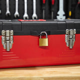 Ace 1-1/4 in. H X 1-1/2 in. W X 1/2 in. L Brass Double Locking Weather-Resistant Padlock