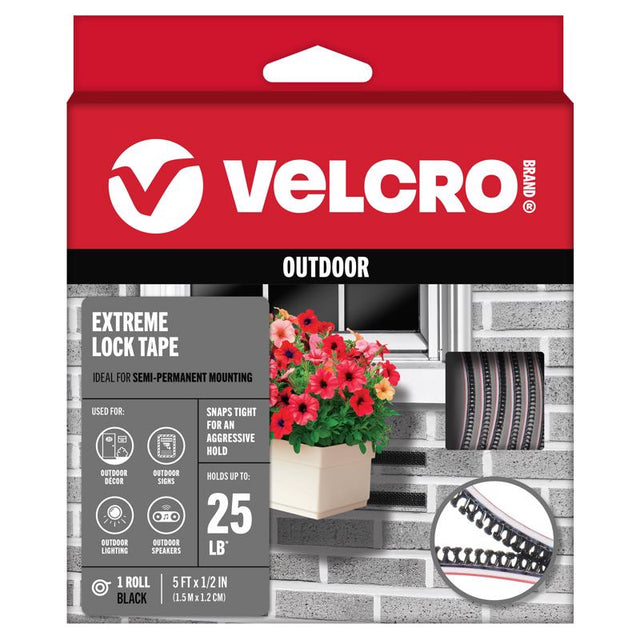 Velcro Large Nylon Hook and Loop Fastener 5 ft. L 1 pk