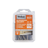 Teks No. 10 in. X 1.4375 in. L Star Hex Washer Head Self-Drilling Screws w/Wings 1 pk