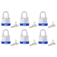 Ace 1-1/8 in. H X 1-1/4 in. W X 13/16  L Laminated Steel 4-Pin Tumbler Padlock