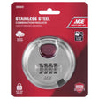 Ace 1-7/8 in. H X 3 in. W X 7/8  L Stainless Steel 4-Digit Combination Disk Padlock