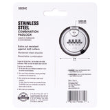 Ace 1-7/8 in. H X 3 in. W X 7/8  L Stainless Steel 4-Digit Combination Disk Padlock