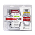 Tell Manufacturing Satin Chrome Entry Lever and Deadbolt Set N/A 1-3/4 in.