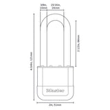 Master Lock Elite 2 in. W X 4.75 in. L Laminated Steel 5-Pin Cylinder Padlock
