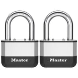 Master Lock Elite 2.625 in. W X 4 in. L Laminated Steel 5-Pin Cylinder Padlock