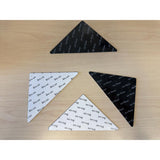Slipstick Rubber Self Adhesive Gripper Pad Black Triangle 4.2 in. W 1 pk