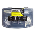 Toggler assorted in. D X assorted in. L Plastic/Steel Flat Head Drywall Anchors 44 pc