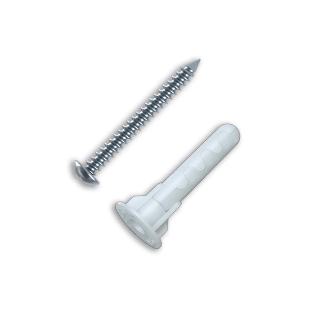 Toggler 5/16 in. D X 1-5/8 in. L Plastic Flat Head Drywall Anchors 20 pc