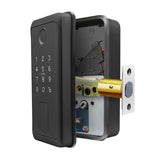 Feit Electric Matte Black Metal Electric Touch Screen Entry Lock