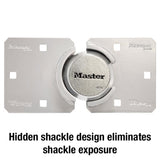 Master Lock Magnum 2-7/8 in. W X 9-1/16 in. L Steel 5-Pin Cylinder Hidden Shackle Padlock