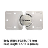 Master Lock Magnum 2-7/8 in. W X 9-1/16 in. L Steel 5-Pin Cylinder Hidden Shackle Padlock