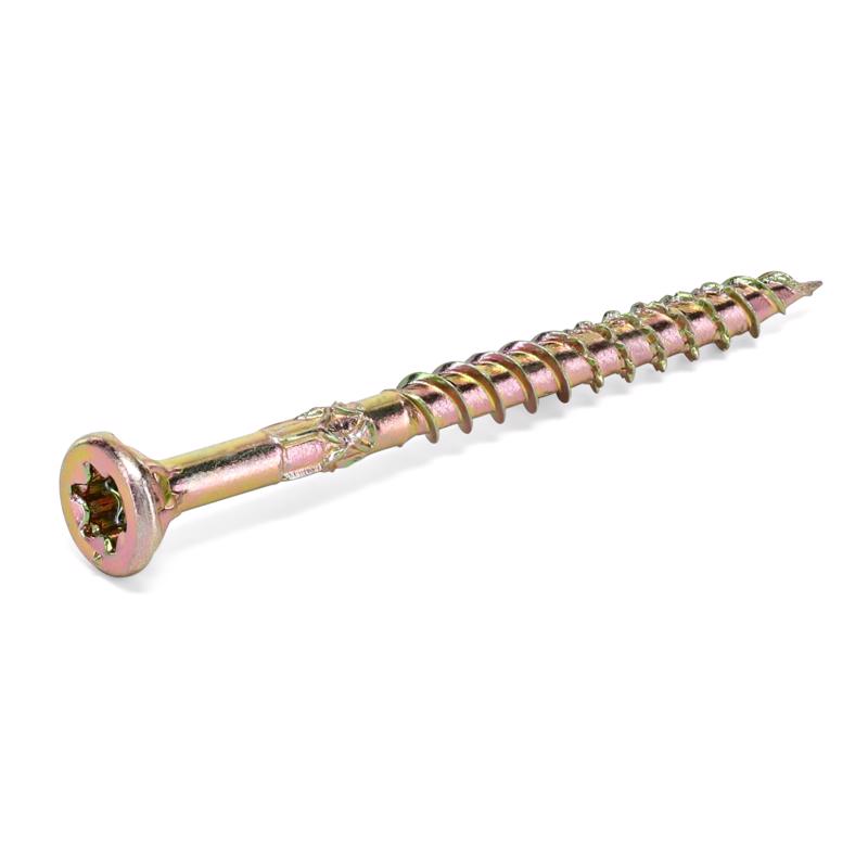 Power Pro No. 9 Ga. X 3 in. L Star Flat Head Coarse Construction Screws