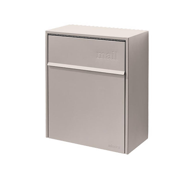 Adoorn Galvanized Steel Wall Mount Sand Stone Mailbox