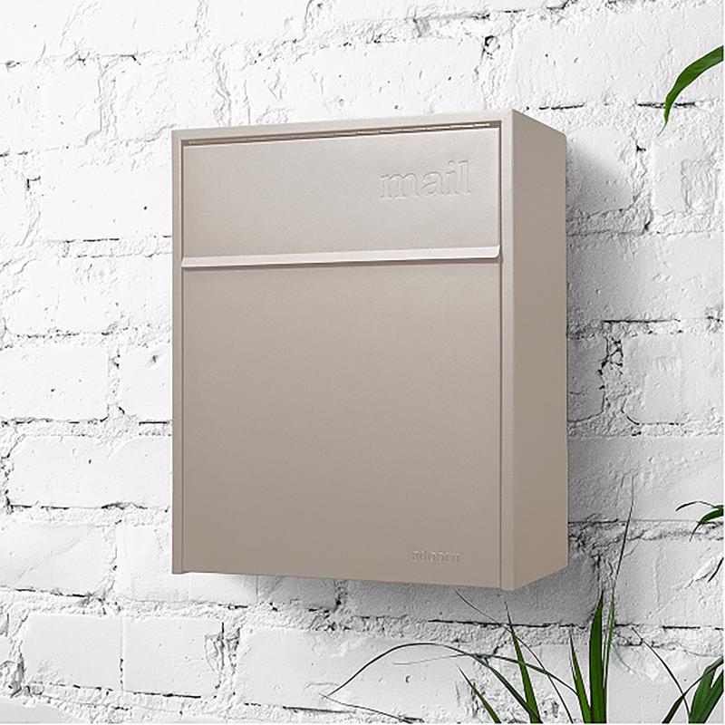 Adoorn Galvanized Steel Wall Mount Sand Stone Mailbox