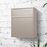Adoorn Galvanized Steel Wall Mount Sand Stone Mailbox