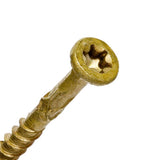 Power Pro No. 10 Ga. X 3-1/2 in. L Bronze Star Flat Head Deck Screws