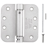 ACE 4 in. L Satin Nickel Self Closing Hinge 1 pk