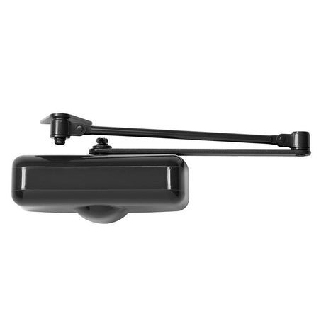 Tell Manufacturing Matte Black Aluminum/Steel Hydraulic Door Closer Grade 1