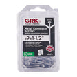 GRK Fasteners No. 9 Ga. X 1-1/2 in. L Star Washer Head W-Cut Connector Screws