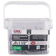 GRK Fasteners No. 9 in. X 1-1/2 in. L Star Washer Head W-Cut Connector Screws
