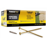 PowerPro 5/16 in. X 6 in. L Star Carbon Steel Lag Screw 24 pk