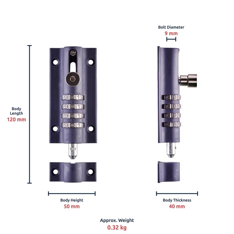 Squire 4.7 in. L Polished Stainless Steel Heavy Duty Barrel Bolt 1 pk