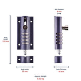 Squire 4.7 in. L Polished Stainless Steel Heavy Duty Barrel Bolt 1 pk