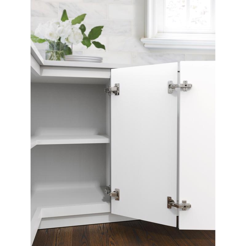 Amerock 2-9/16 in. W X 5-5/8 in. L Steel Cabinet Hinge 2 pk