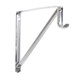 Closet Pro 18 in. L X 1-3/8 in. D Chrome Steel Closet Rod Bracket