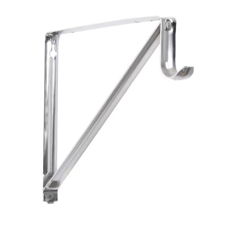 Closet Pro 18 in. L X 1-3/8 in. D Chrome Steel Closet Rod Bracket