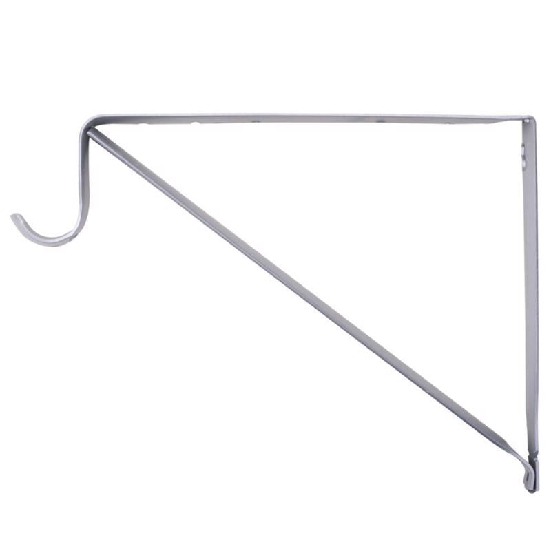 Closet Pro 18 in. L X 1-3/8 in. D Chrome Steel Closet Rod Bracket