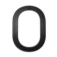 Adoorn Mailbox Address Number 4 in. Black Aluminum Self-Adhesive Number 0 1 pc