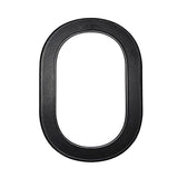 Adoorn Mailbox Address Number 4 in. Black Aluminum Self-Adhesive Number 0 1 pc