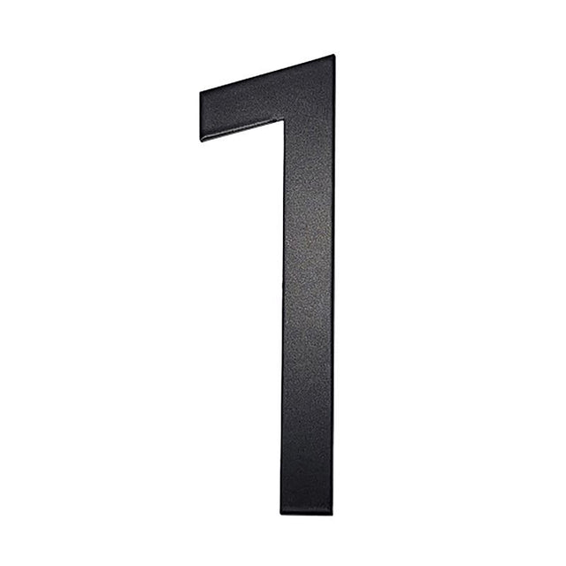 Adoorn Mailbox Address Number 4 in. Black Aluminum Self-Adhesive Number 1 1 pc