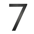Adoorn 4 in. Black Aluminum Self-Adhesive Number 7 1 pc