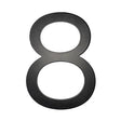Adoorn 4 in. Black Aluminum Self-Adhesive Mailbox Number 8 1 pc