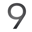 Adoorn 4 in. Black Aluminum Self-Adhesive Mailbox Number 9 1 pc