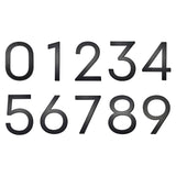 Adoorn 4 in. Black Aluminum Self-Adhesive Mailbox Number 9 1 pc