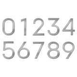 Adoorn 4 in. Silver Aluminum Self-Adhesive Mailbox Number 7 1 pc