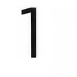 Adoorn 6 in. Black Aluminum Screw-On House Number 1 1 pc