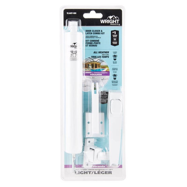 Wright Products 1-1/4 in. D X 10-11/16 in. L White Steel Lanai Door Repair Kit 1 pc