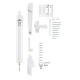 Wright Products 1-1/4 in. D X 10-11/16 in. L White Steel Lanai Door Repair Kit 1 pc