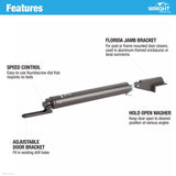 Wright Products 1-1/4 in. D X 10-11/16 in. L Bronze Steel Lanai Door Repair Kit 1 pc