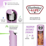 Guard Dog Security Harm & Hammer Lilac Plastic Pepper Spray