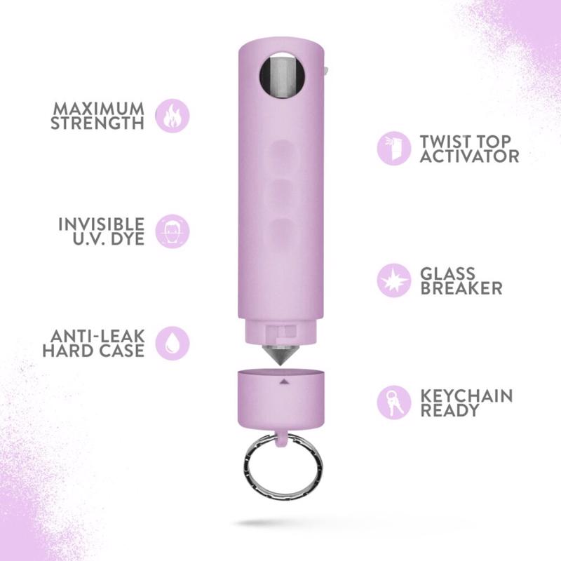 Guard Dog Security Harm & Hammer Lilac Plastic Pepper Spray