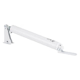 Wright White Aluminum Pneumatic Adjustable Hinge Pin Door Closer