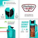 Guard Dog Security AccuFire Teal Plastic Pepper Spray