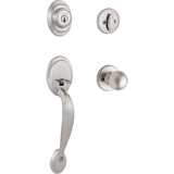 Kwikset Dakota Satin Nickel Entry Handleset 1.75 in.